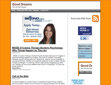 Tablet Screenshot of gooddreams.info